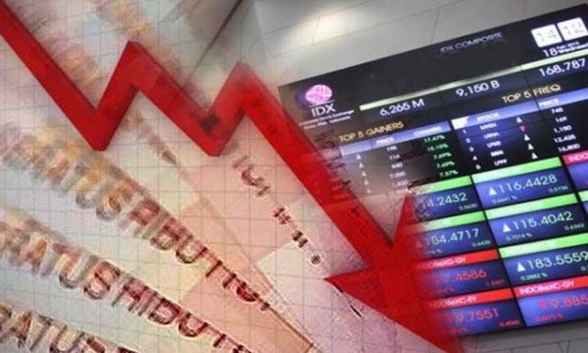 IHSG Melemah Tajam Akibat Gejolak Global, Outlook Kredit RI Direvisi Negatif