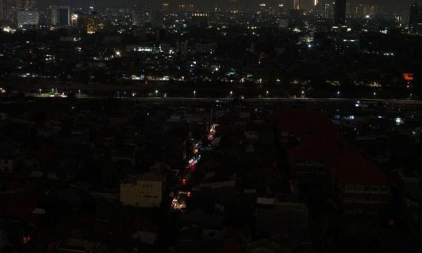 Keadaan Black Out Jakarta