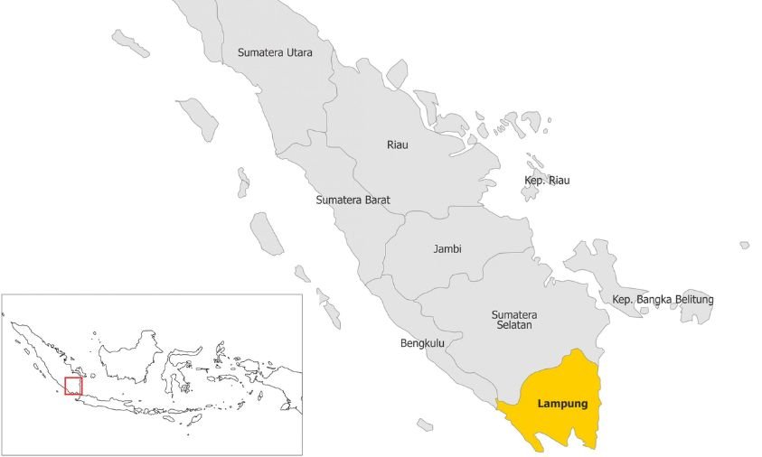 Peta Lampung