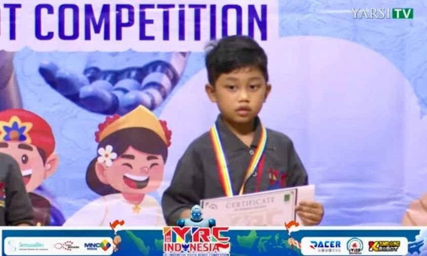 Rashaad Ibrahim Setiawan, Siswa TK Prestasi Global Raih Prestasi di Indonesia Youth Robot Competition 2026