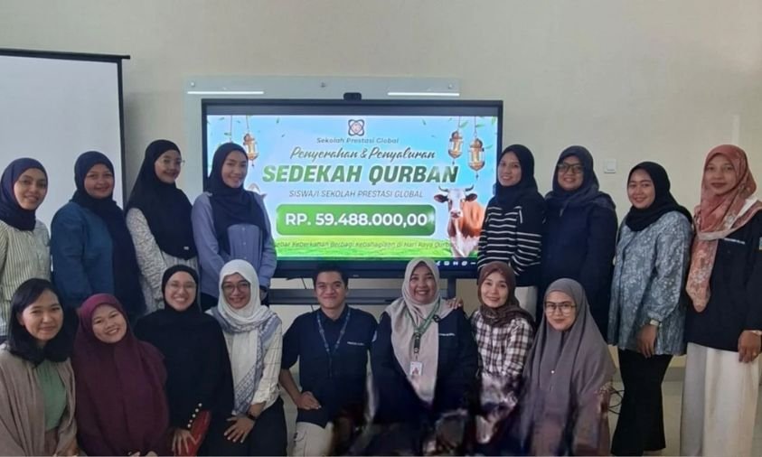Dari Siswa untuk Sesama, Sedekah Kurban Prestasi Global Capai Rp59,4 Juta