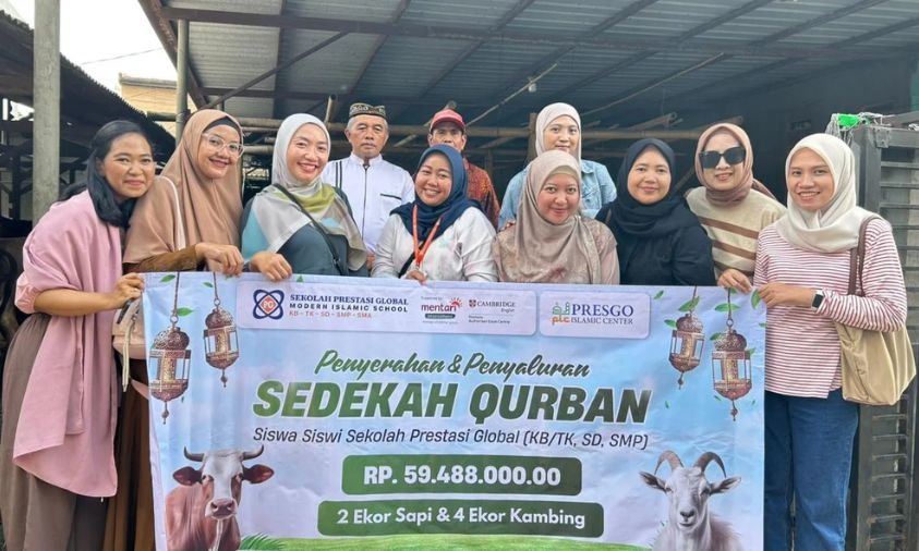 Sedekah Qurban Sekolah Prestasi Global