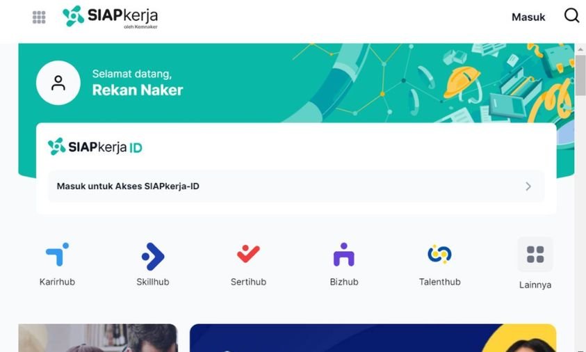 SIAPkerja Kemnaker Hadir sebagai “One Stop Service” Dunia Kerja di Era Digital