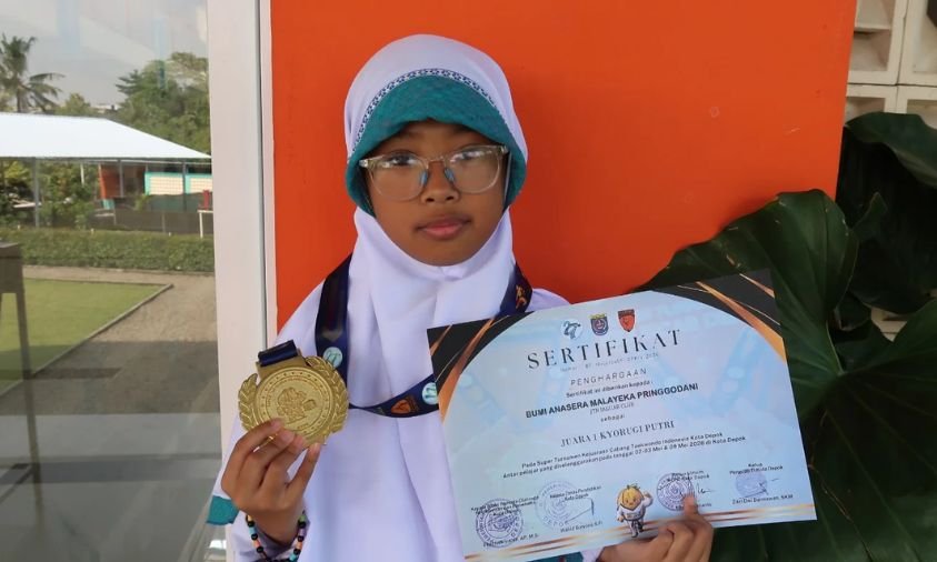 Bumi Anasera Raih Emas di Super Turnamen Kejurcab Taekwondo Kota Depok 2026 Tingkat Jabodetabek