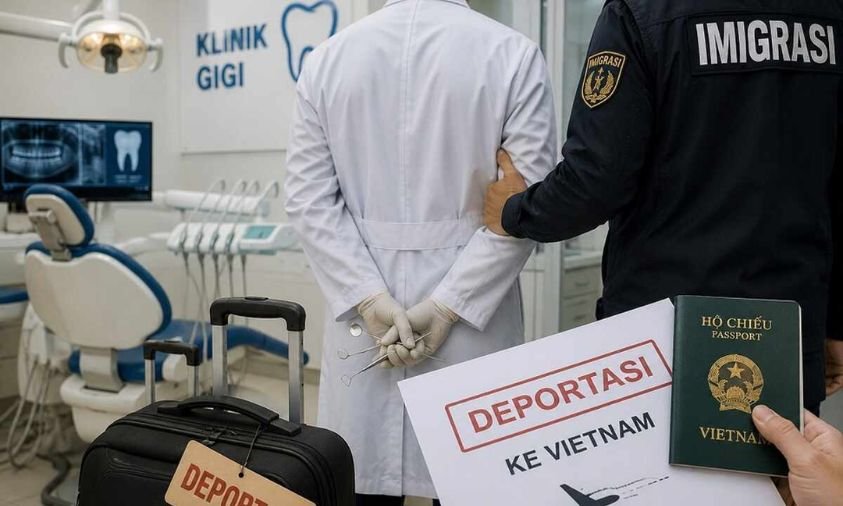 Deportasi Dokter Gigi Vietnam
