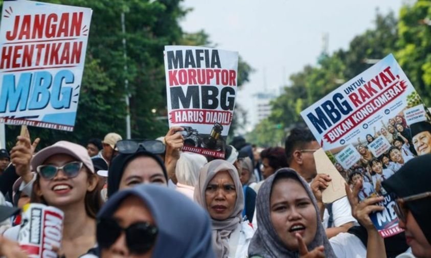Warga Jakarta Serukan MBG Tetap Berjalan, Pemberantasan Koruptor Harus Terus Digencarkan