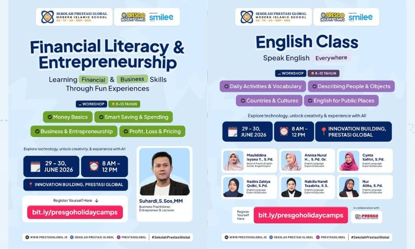 PresGo Holiday Camp Financial & English