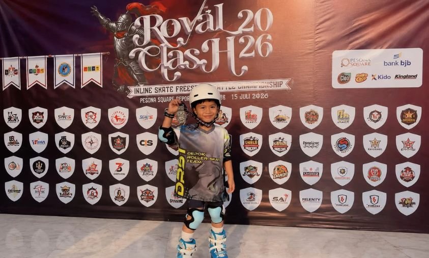 Siswa Sekolah Prestasi Global, Ekata Kusuma Raih Juara 2 ROYAL CLASH 2026 Inline Skate Freestyle Battle Championship