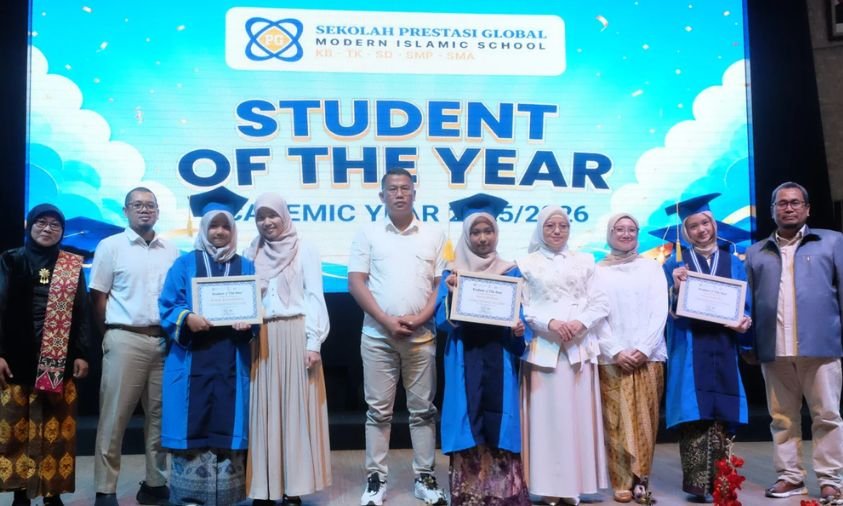 SMP Prestasi Global Anugerahkan Student of the Year 2026, Apresiasi Siswa Berprestasi dan Berkarakter