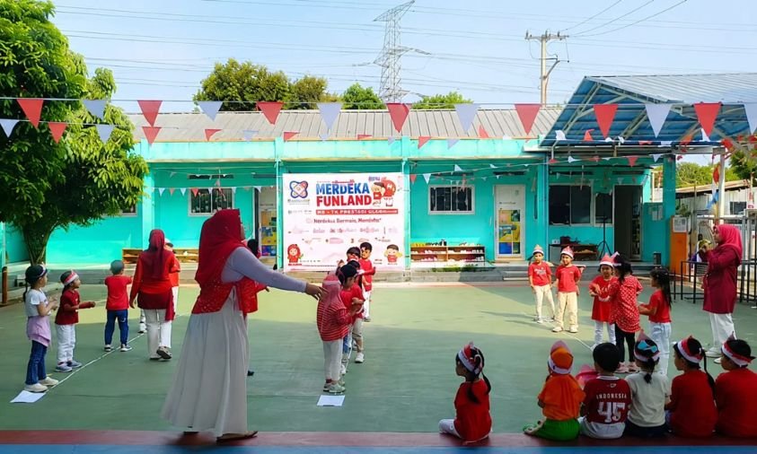 KB TK Prestasi Global Semarakkan HUT ke-81 RI Lewat Merdeka Funland 2026