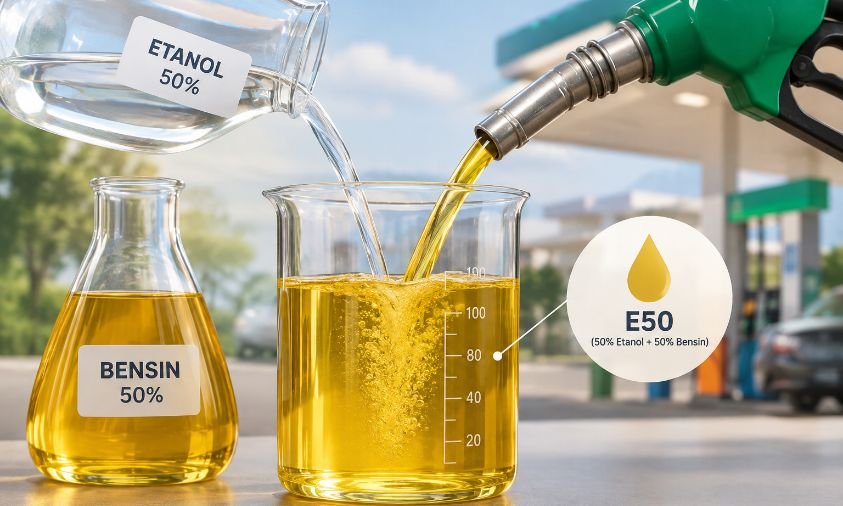 Campuran Bensin dengan Etanol