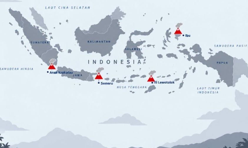 Gunung Erupsi: Anak Krakatau, Semeru, dan Ibu Kembali Jadi Sorotan