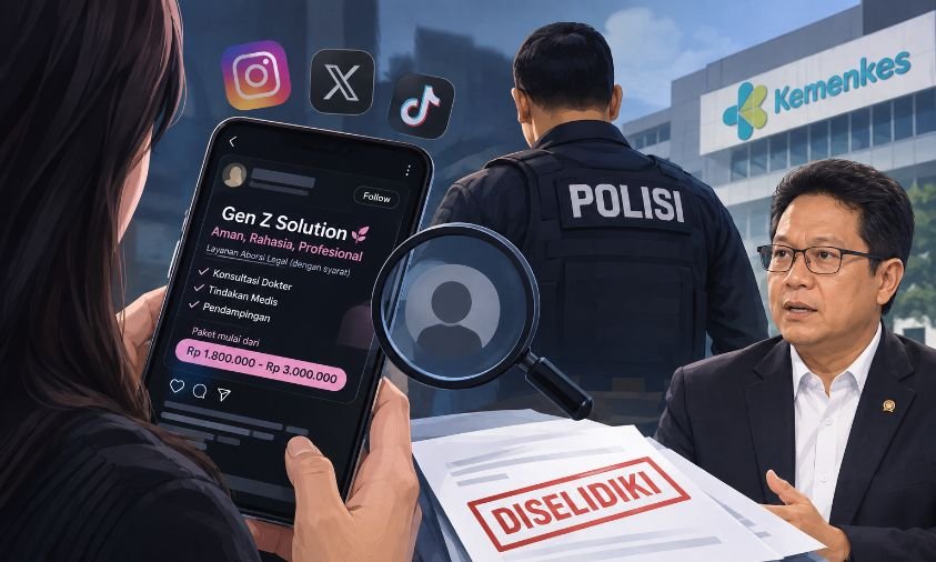 Dugaan Jasa Aborsi Ilegal di Media Sosial Didalami Polisi, Menkes Minta Diusut