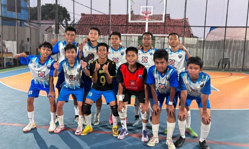 Kompak dan Penuh Semangat, Tim Futsal SMP Prestasi Global Juara 1 Highfest Cup 2026