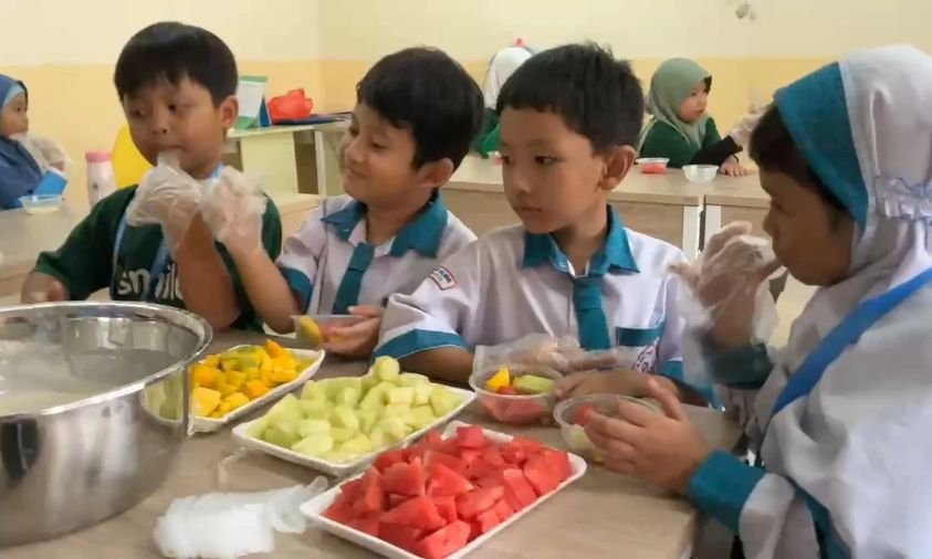 Kegiatan Koki Cilik Smilee Prestasi Global
