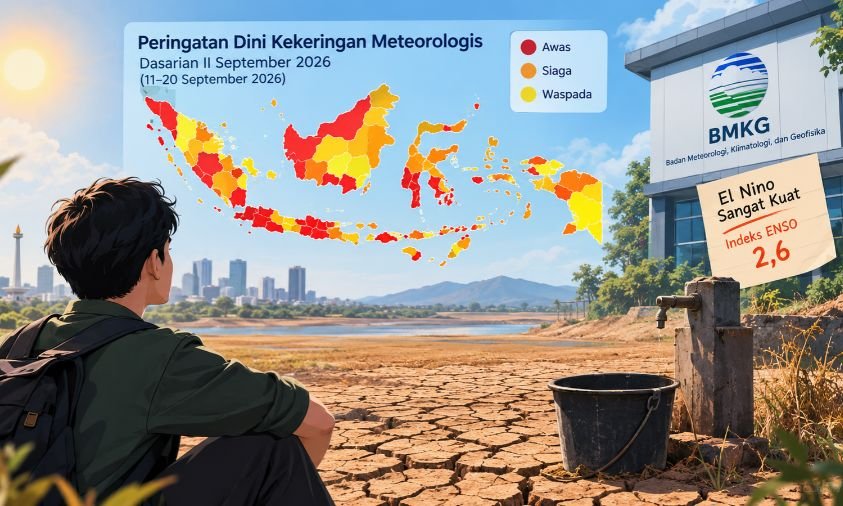 Peringatan Dini Kekeringan Meteorologis Meluas, BMKG Soroti Sejumlah Wilayah hingga 20 September