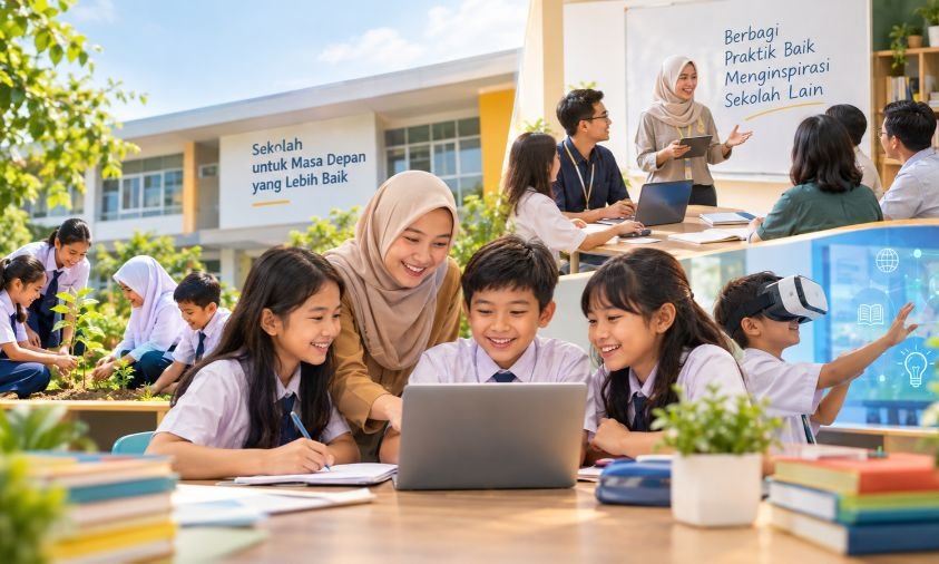 Menjadi Sekolah Percontohan dengan Menginspirasi Lewat Praktik Baik dan Inovasi Pembelajaran