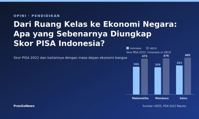 Mengapa Skor PISA Penting bagi Ekonomi Indonesia? Jawabannya Ada di Ruang Kelas
