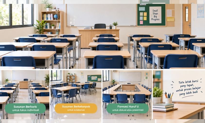 Kenapa Susunan Kursi Kelas Penting? Ini Pengaruhnya terhadap Fokus dan Interaksi Siswa
