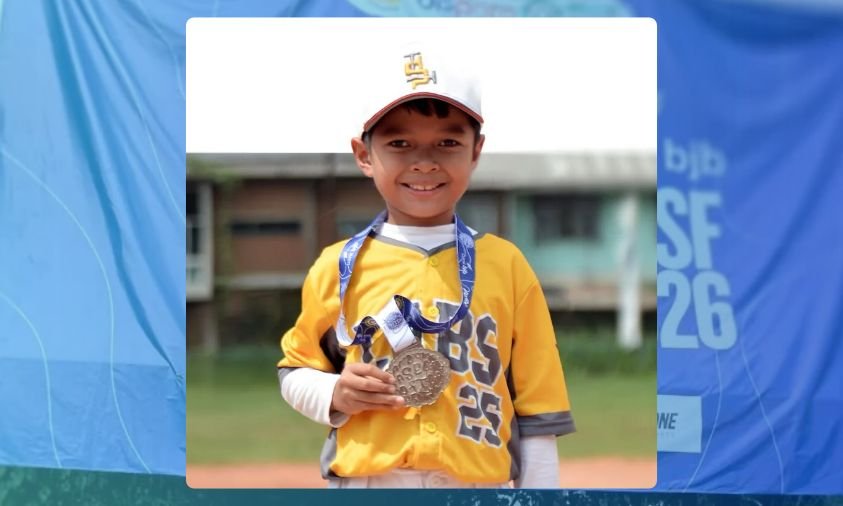Siswa SD Prestasi Global Raih Juara 2 di Bandung Baseball Softball Festival 2026