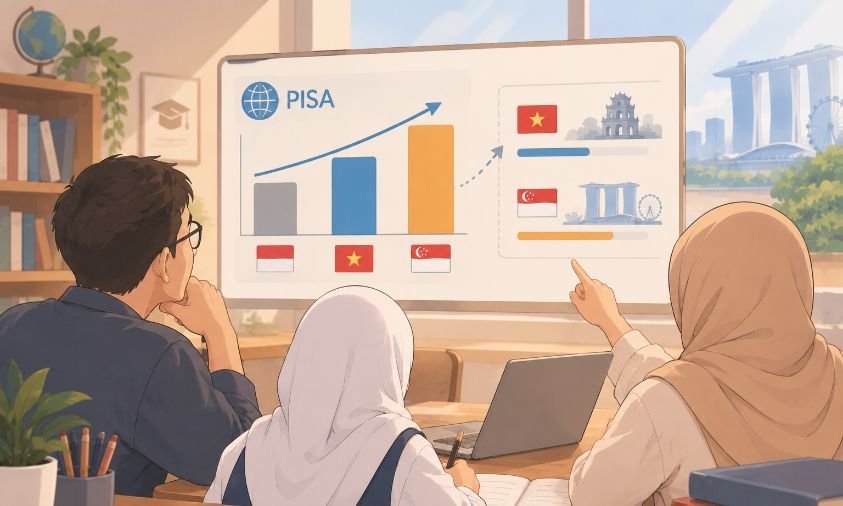PISA Indonesia dan Ketertinggalan Pendidikan, Mampukah Mengejar Vietnam dan Singapura?
