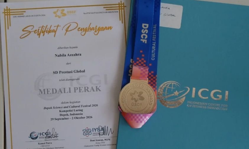Raih Medali Perak Depok Math Olympiade 2026