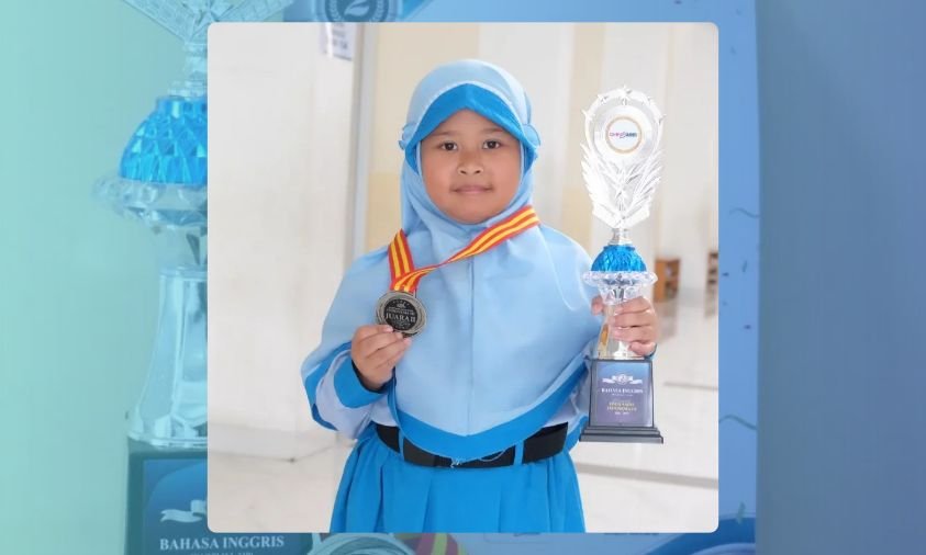 Siswi Kelas 2 SD Raih Medali Perak Olimpiade Bahasa Inggris OSI 3 2026–2027